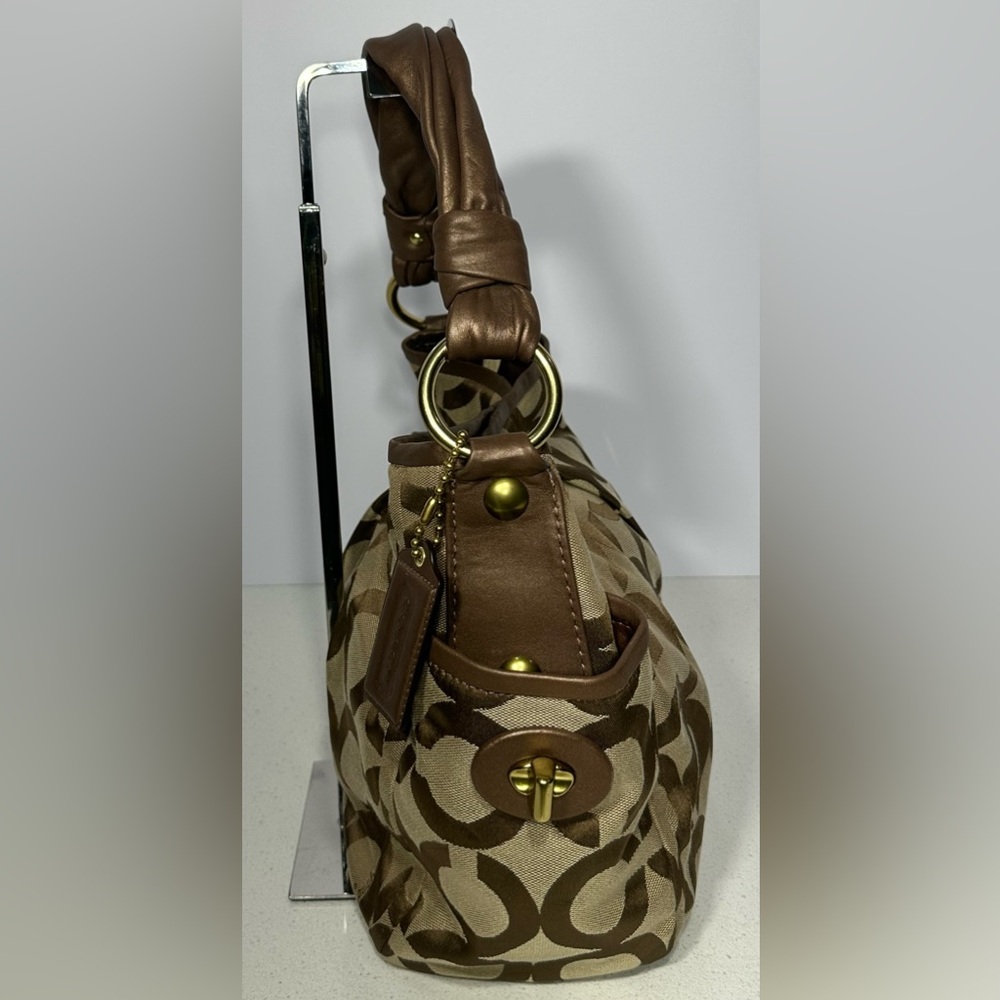 COACH PARKER OPT ART SHOULDER BAG - Picture 5 of 13